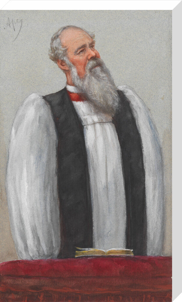 John charles ryle portrait print (stretched canvas, large, no frame)