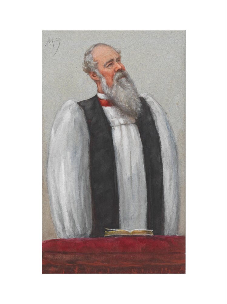 John charles ryle portrait print (art print, small, no frame)