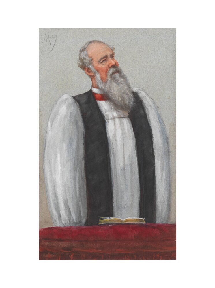 John charles ryle portrait print (art print, extra large, no frame)