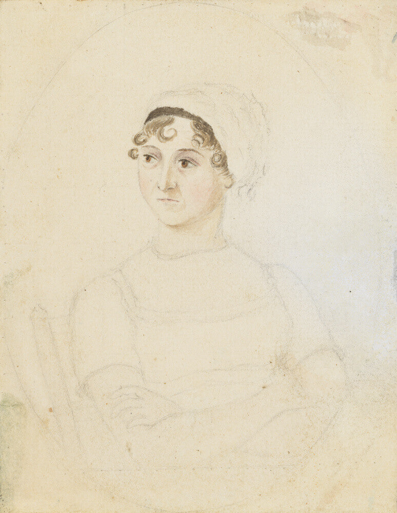 Jane austen portrait print