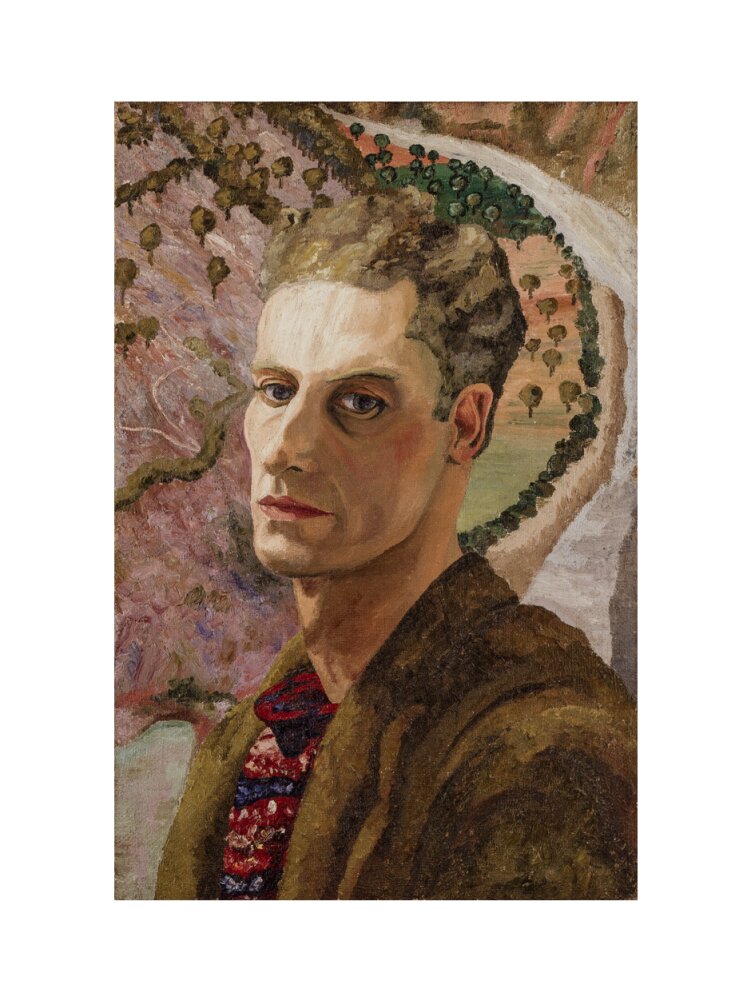 Cedric morris portrait print (art print, medium, no frame frame)