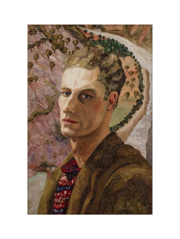 Cedric morris portrait print (art print, large, no frame frame)