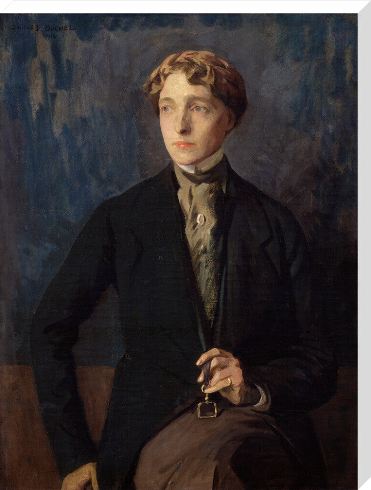 Radclyffe hall portrait print (stretched canvas, extra large, no frame)