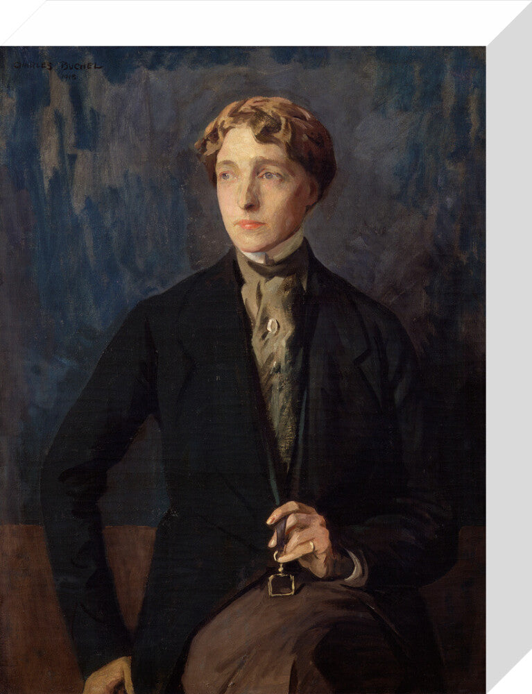 Radclyffe hall portrait print (stretched canvas, small, no frame)