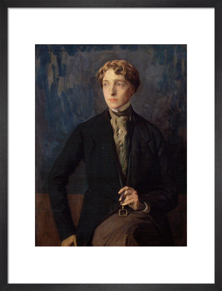 Radclyffe hall portrait print (art print, medium, black frame)