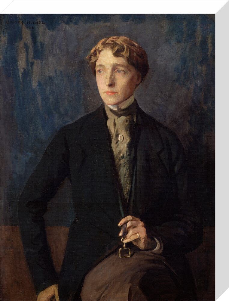 Radclyffe hall portrait print (stretched canvas, medium, no frame)