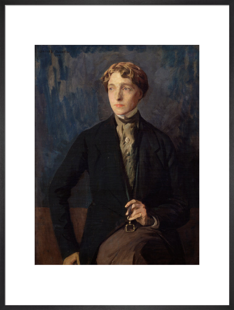 Radclyffe hall portrait print (art print, extra large, black frame)