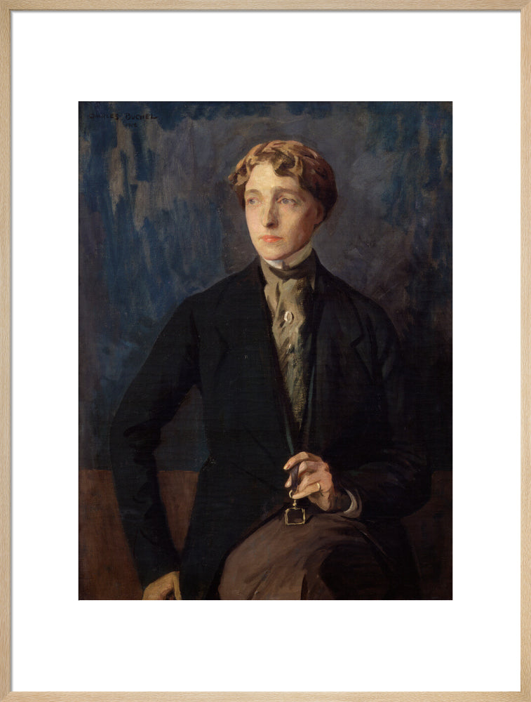 Radclyffe hall portrait print (art print, extra large, natural frame)