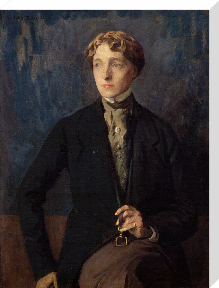 Radclyffe hall portrait print (stretched canvas, large, no frame)