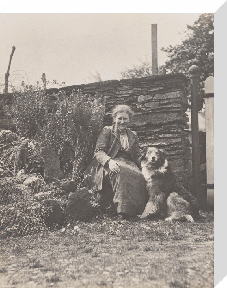 Beatrix potter portrait print (stretched canvas, medium, no frame frame)