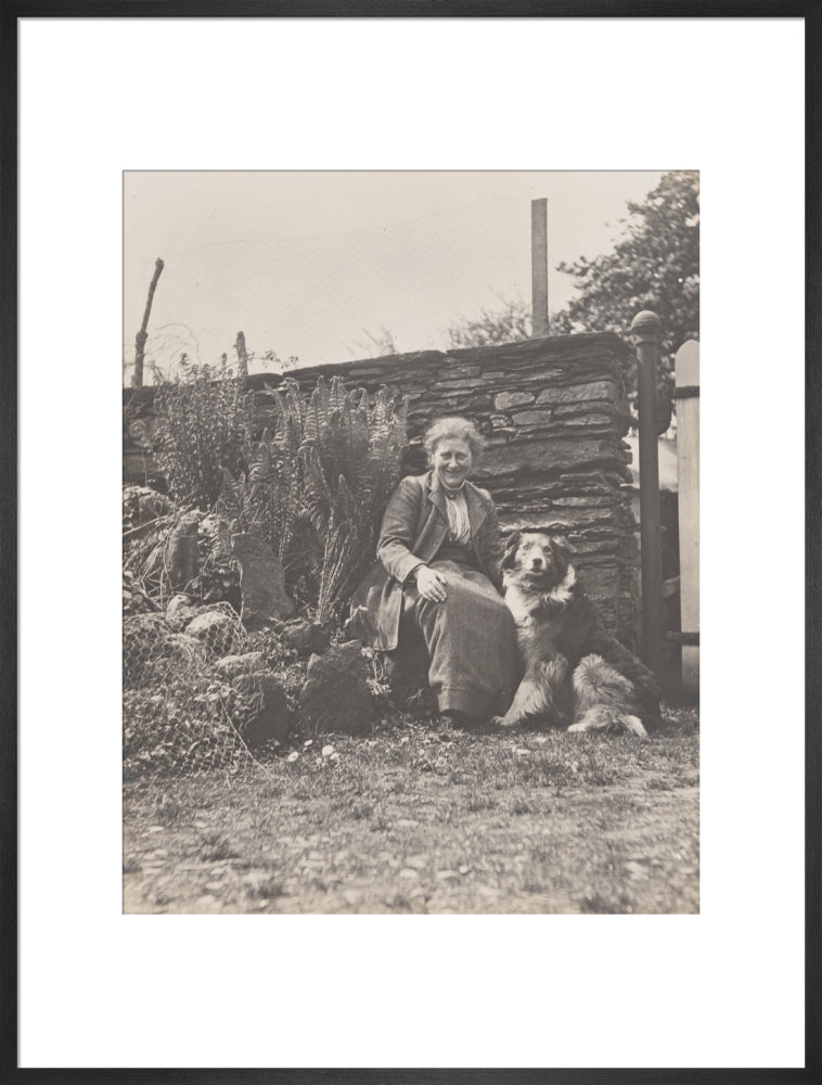 Beatrix potter portrait print (art print, extra large, black frame frame)