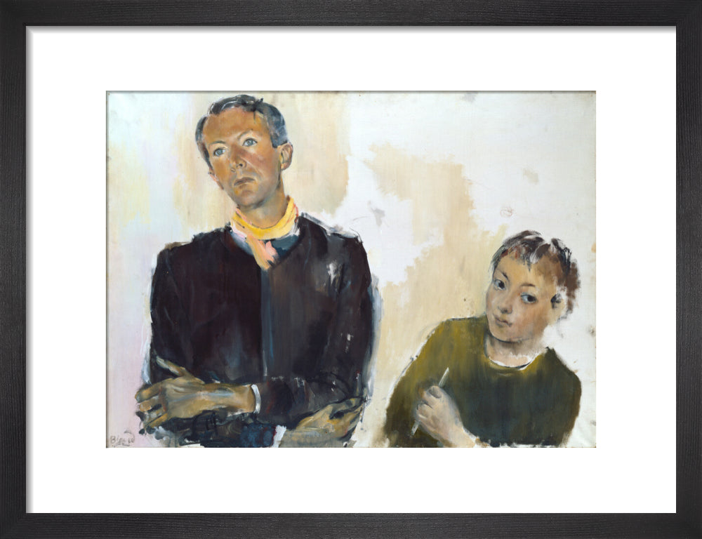 Cecil beaton portrait print (art print, small, black frame frame)