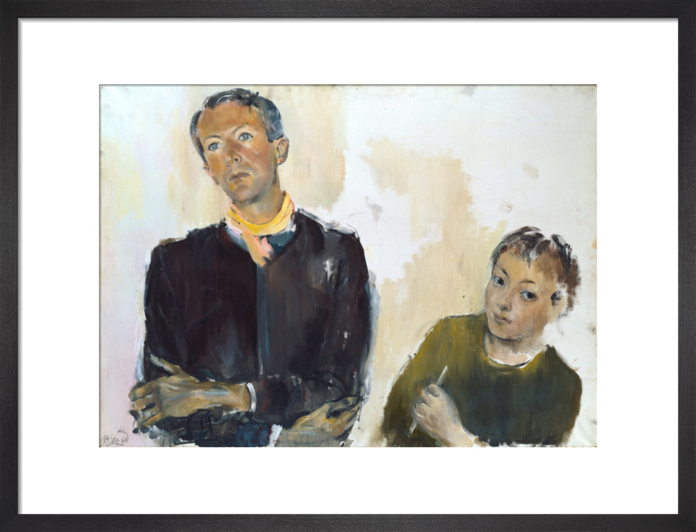 Cecil beaton portrait print (art print, medium, black frame frame)