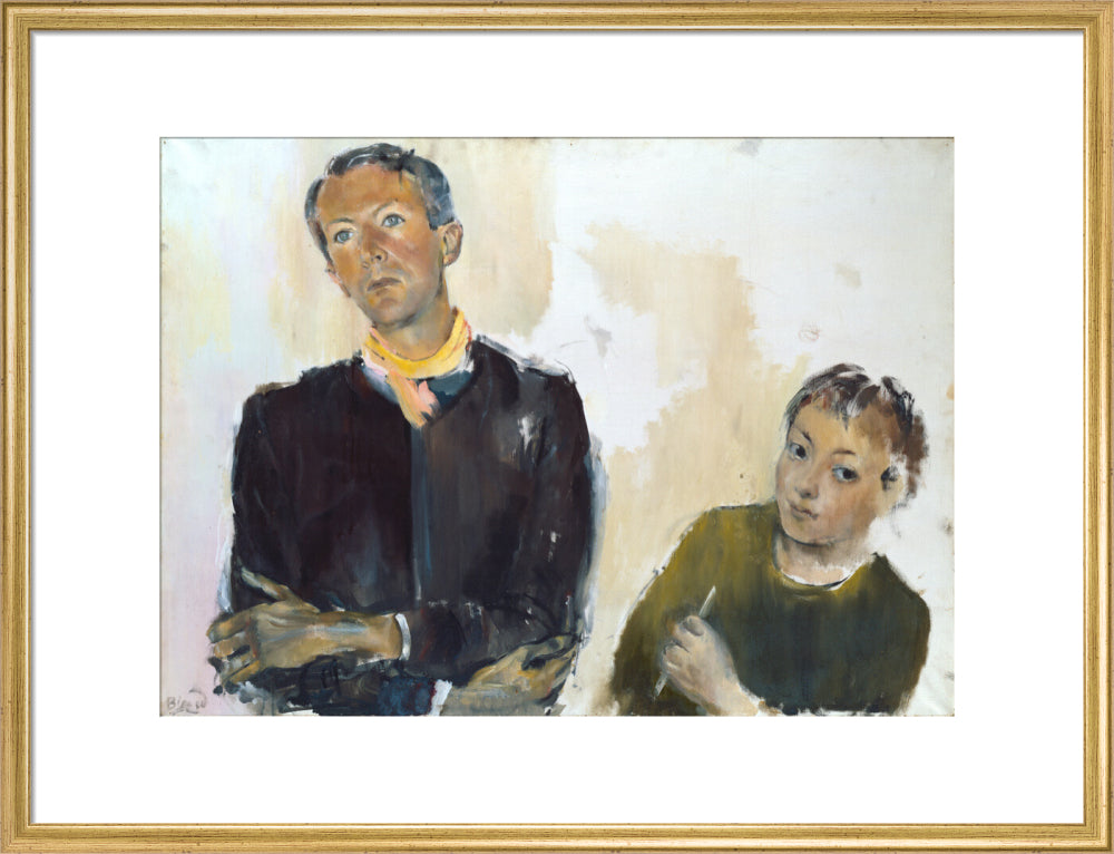 Cecil beaton portrait print (art print, large, gold frame frame)