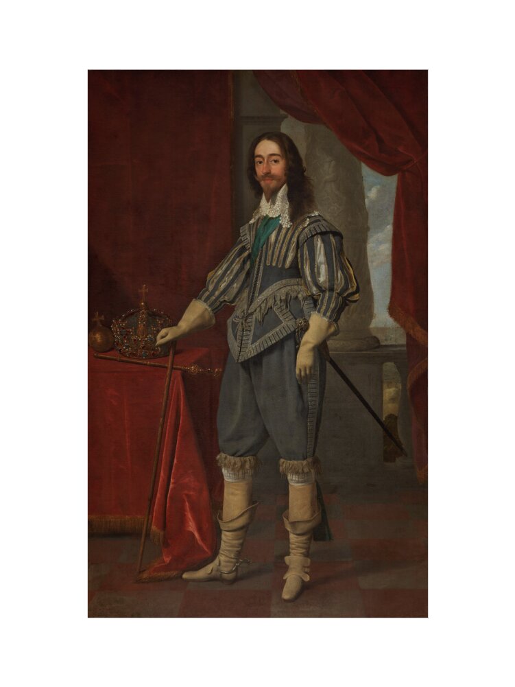 King charles i portrait print (art print, medium, no frame)