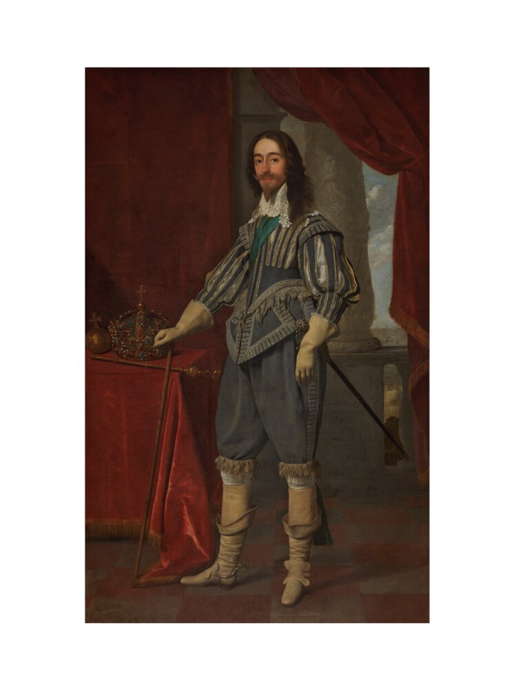 King charles i portrait print (art print, extra large, no frame)