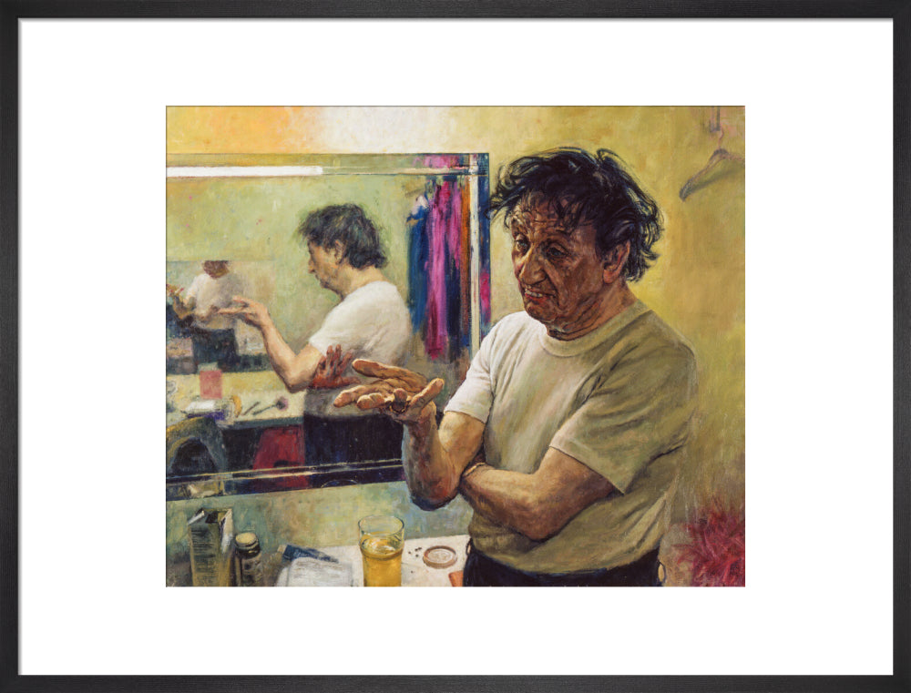 Ken dodd portrait print (art print, large, black frame)