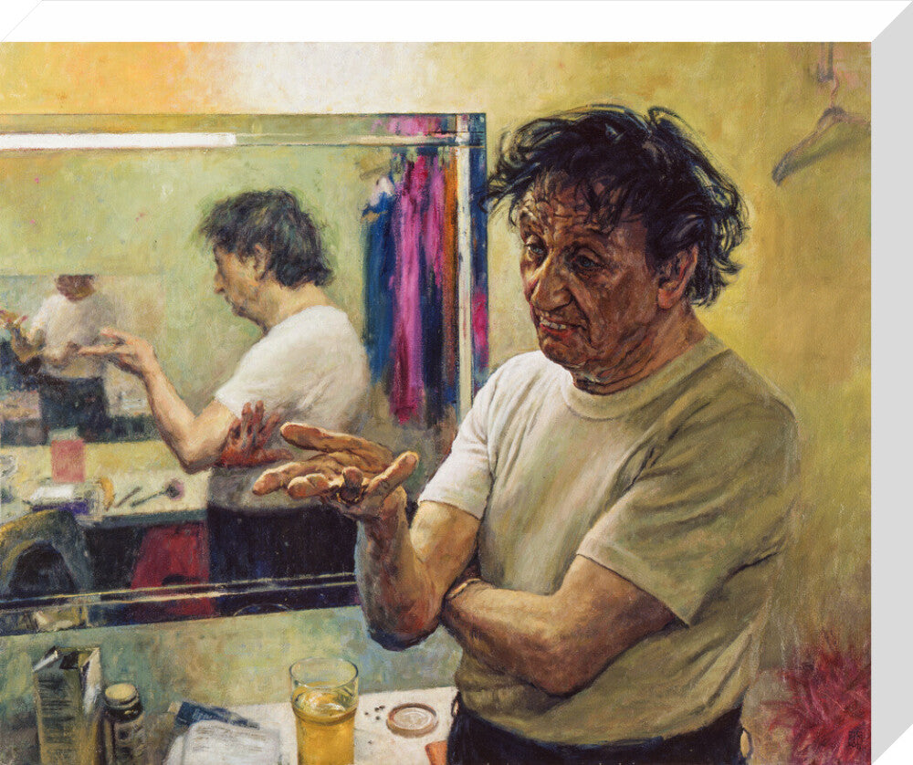 Ken dodd portrait print (stretched canvas, medium, no frame)