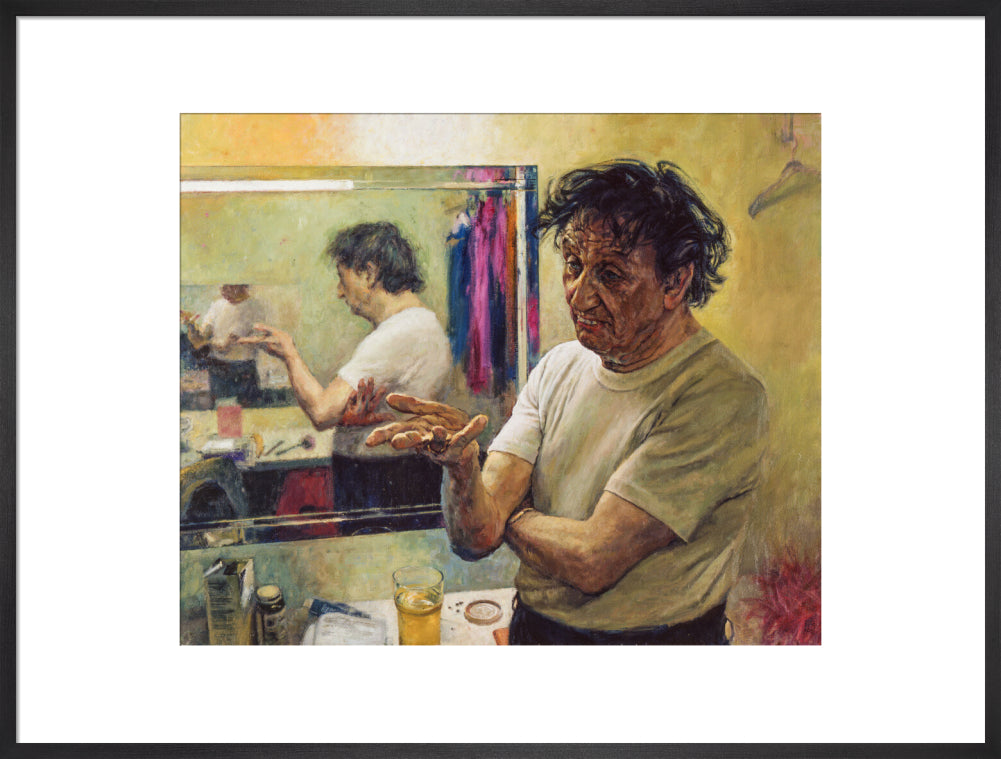 Ken dodd portrait print (art print, extra large, black frame)