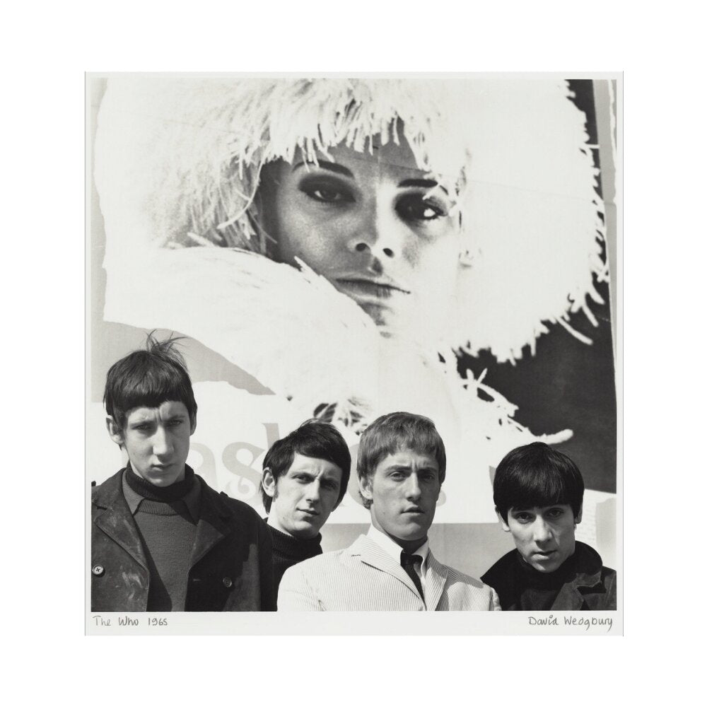 The who (pete townshend; john entwistle; roger daltrey; keith moon) portrait print (art print, medium, no frame)
