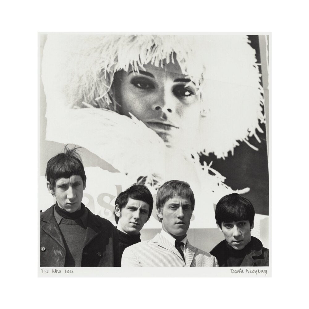 The who (pete townshend; john entwistle; roger daltrey; keith moon) portrait print (art print, large, no frame)