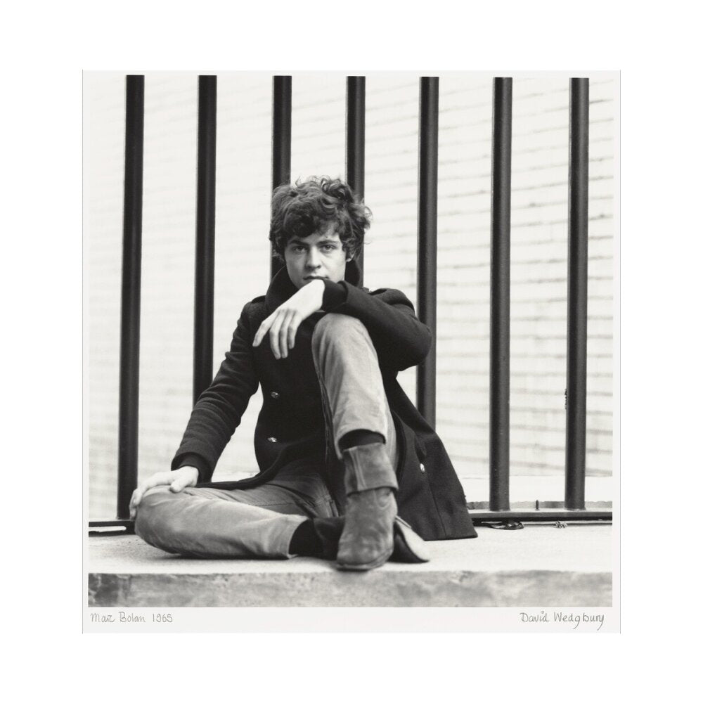 Marc bolan portrait print (art print, small, no frame)