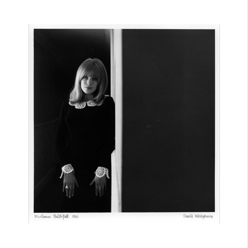 Marianne faithfull portrait print (art print, extra large, no frame)