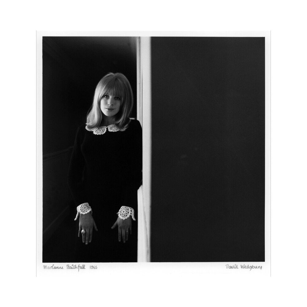 Marianne faithfull portrait print (art print, small, no frame)