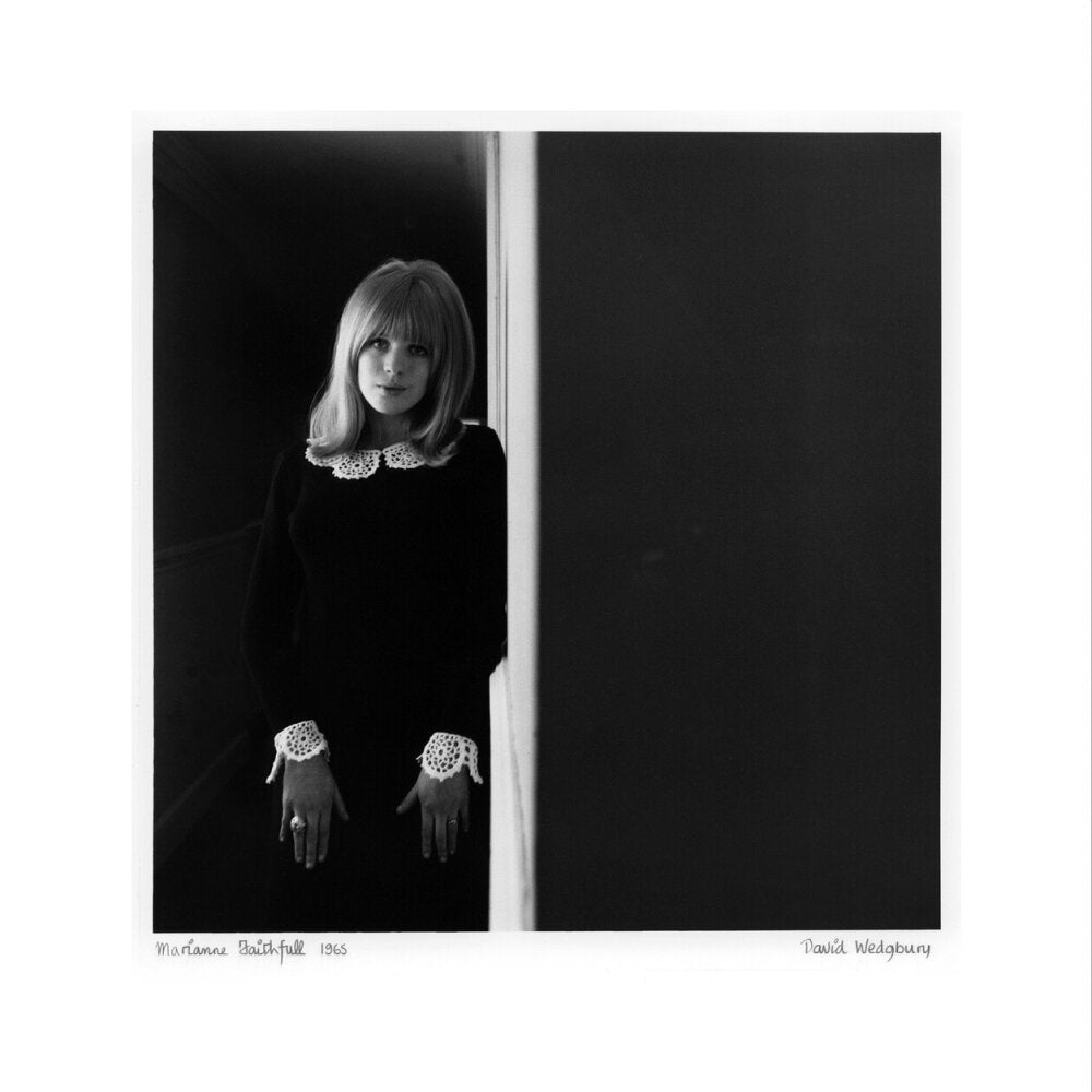 Marianne faithfull portrait print (art print, medium, no frame)