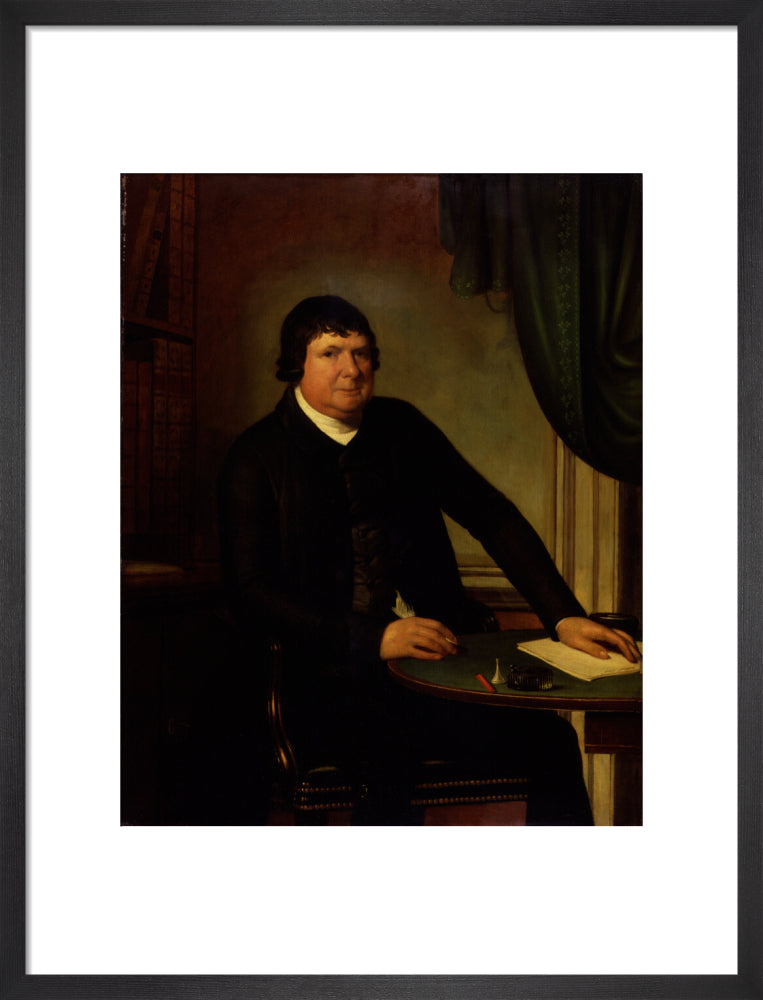 William huntington portrait print (art print, medium, black frame)