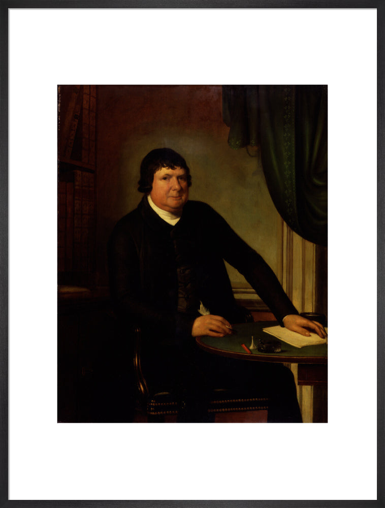 William huntington portrait print (art print, extra large, black frame)