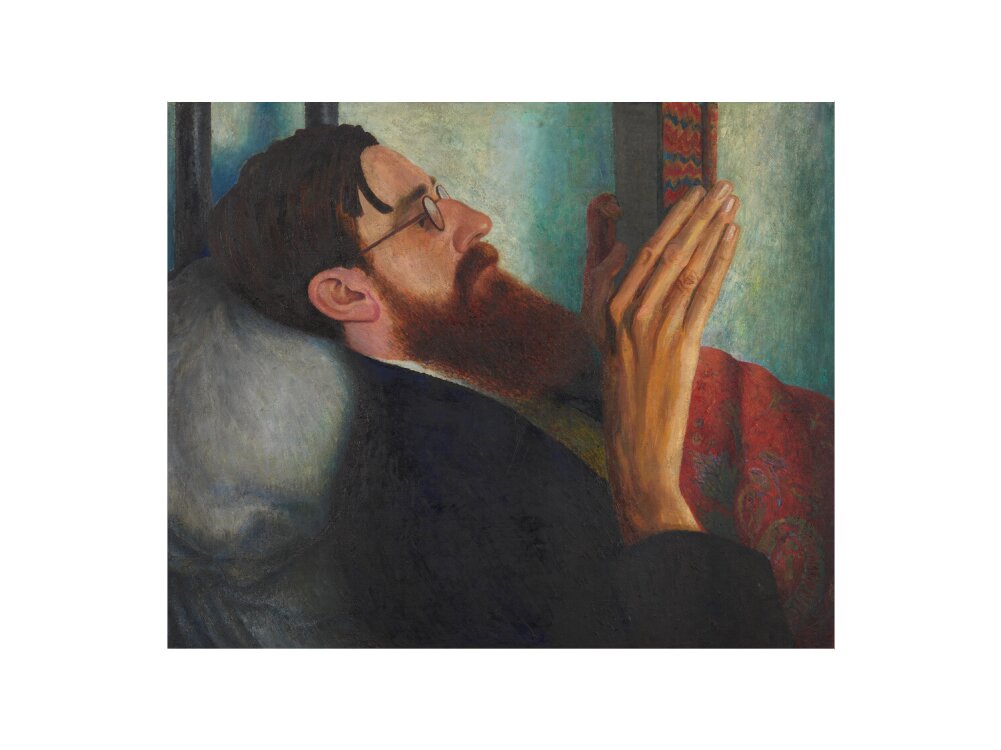 Lytton strachey portrait print (art print, large, no frame)