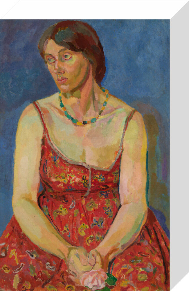 Vanessa bell portrait print (stretched canvas, small, no frame)