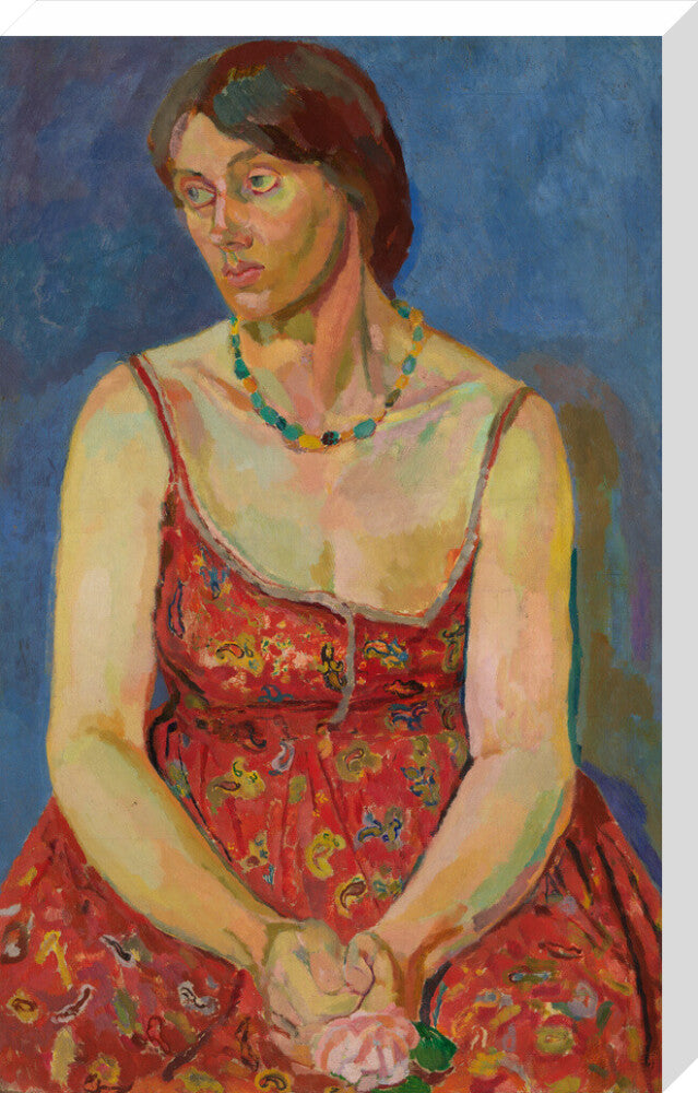Vanessa bell portrait print (stretched canvas, large, no frame)
