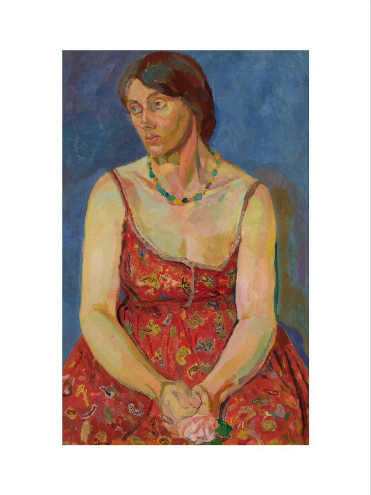 Vanessa bell portrait print (art print, medium, no frame)