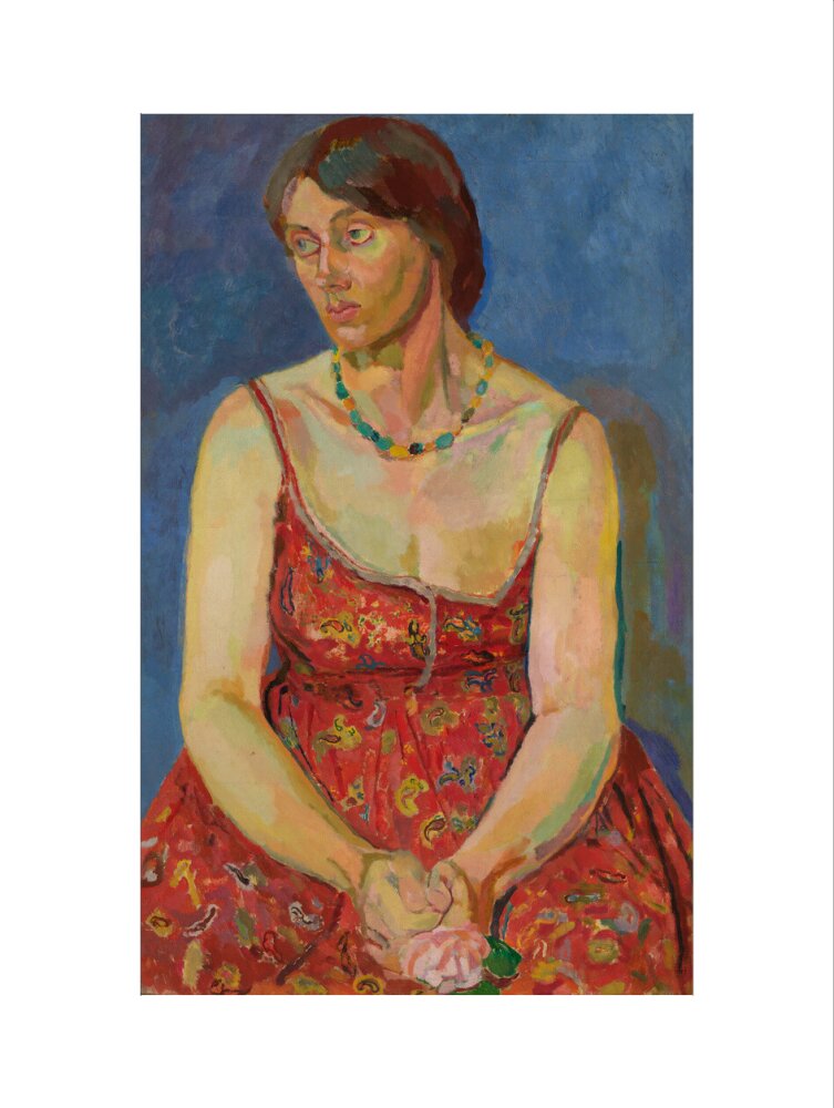 Vanessa bell portrait print (art print, large, no frame)