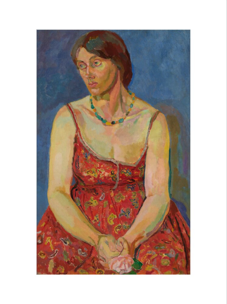 Vanessa bell portrait print (art print, extra large, no frame)