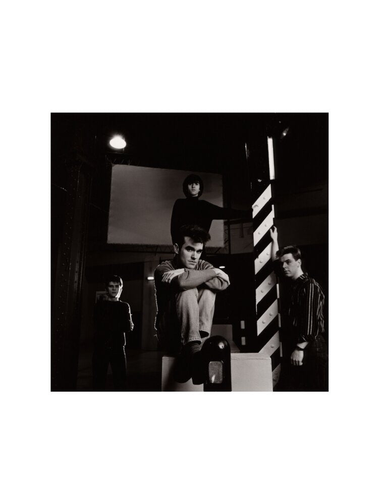 The smiths (mike joyce; morrissey; johnny marr; andy rourke) portrait print (art print, extra large, no frame)