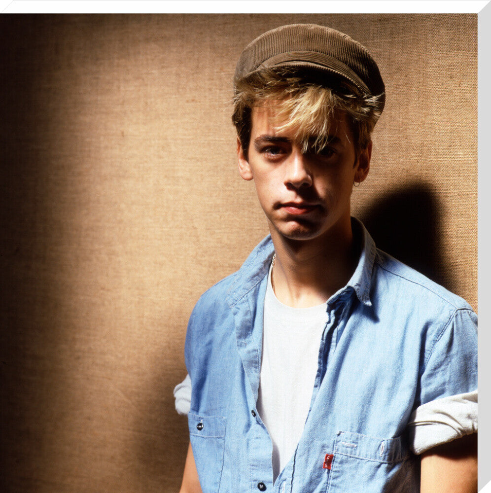 Nick heyward portrait print (stretched canvas, extra large, no frame)