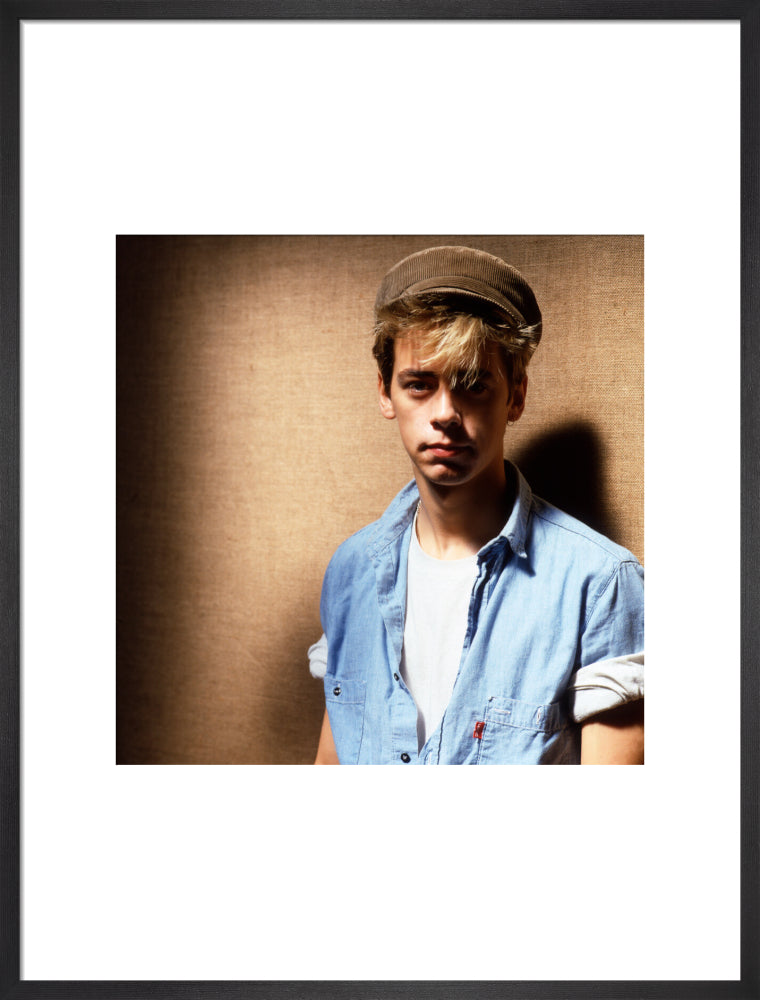 Nick heyward portrait print (art print, large, black frame)