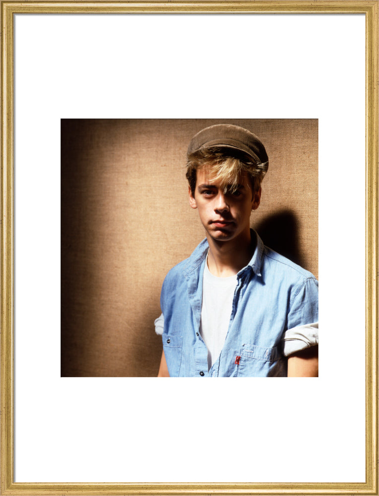 Nick heyward portrait print (art print, large, gold frame)