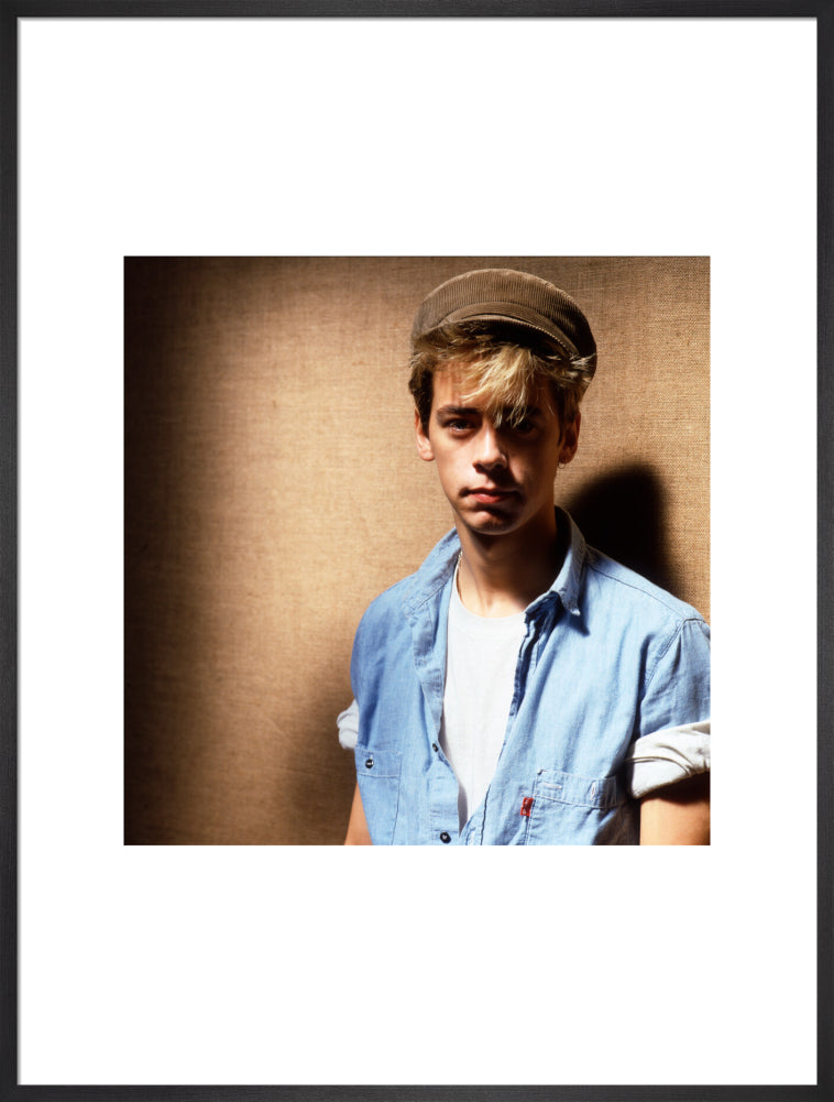 Nick heyward portrait print (art print, extra large, black frame)
