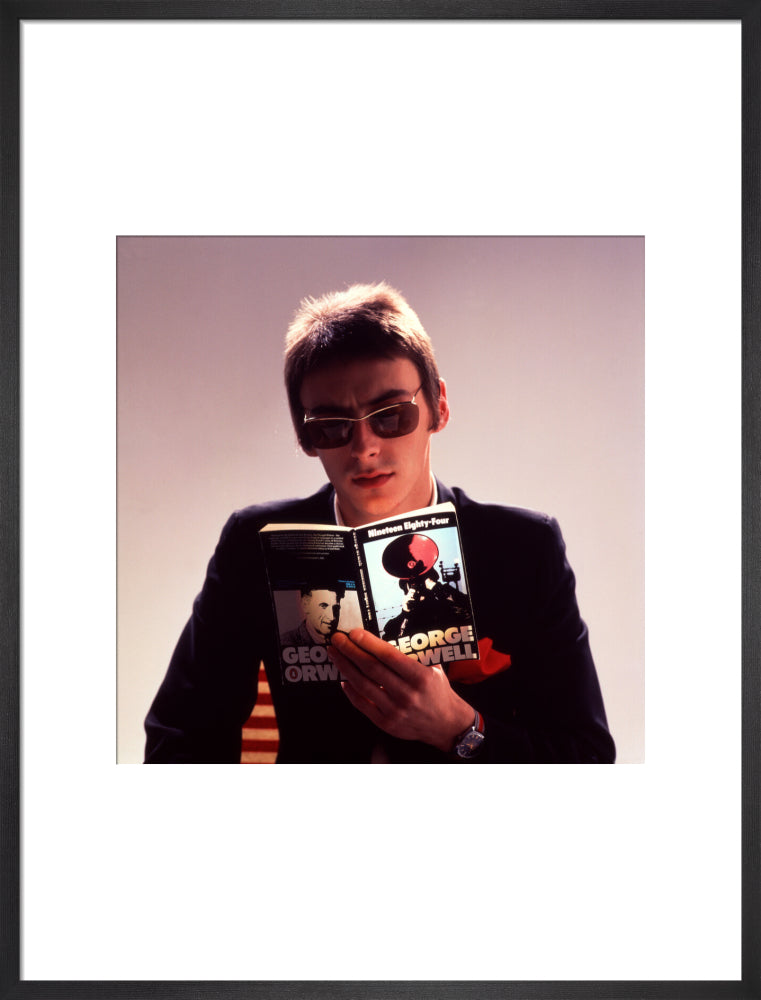 Paul weller portrait print (art print, large, black frame)