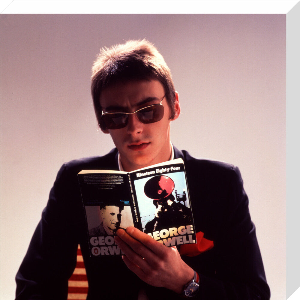 Paul weller portrait print (stretched canvas, medium, no frame)
