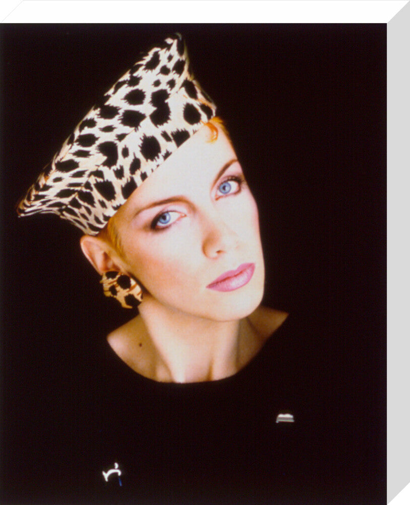 Annie lennox portrait print (stretched canvas, medium, no frame frame)