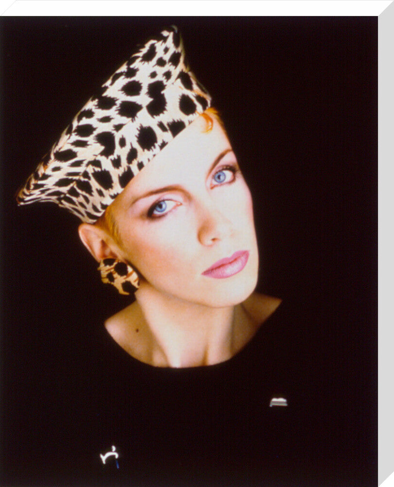 Annie lennox portrait print (stretched canvas, large, no frame frame)
