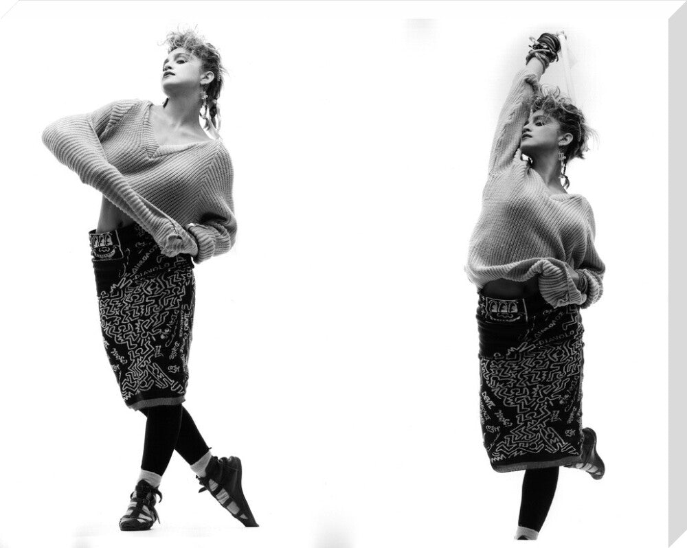 Madonna portrait print (stretched canvas, extra large, no frame)