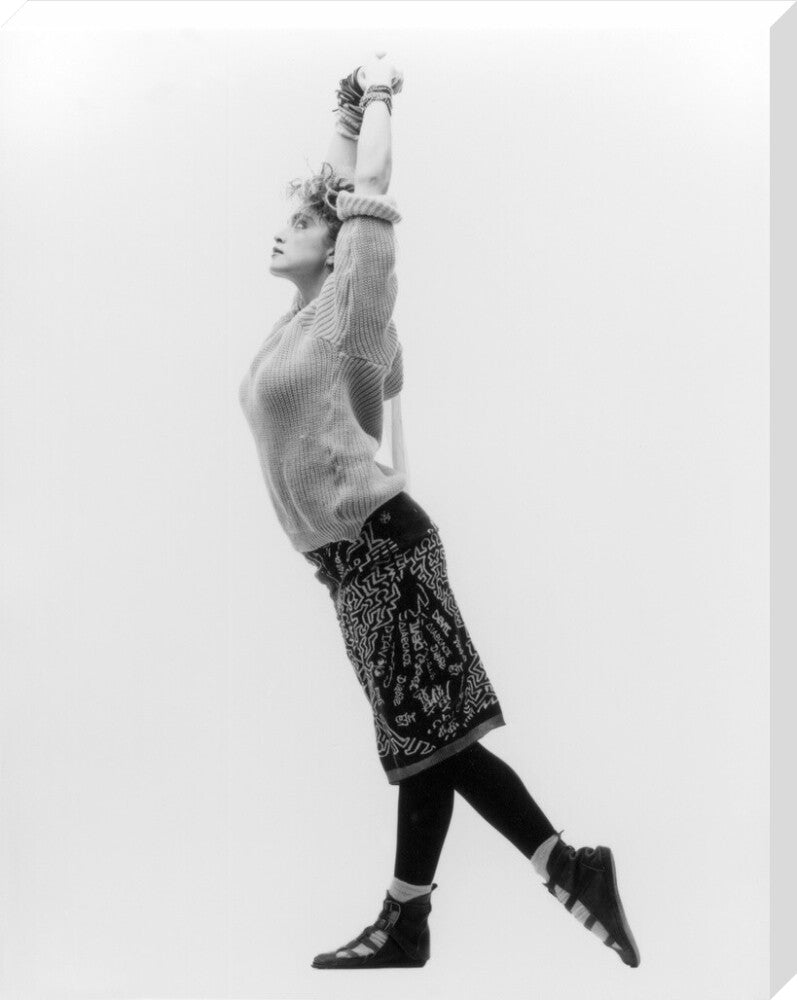 Madonna portrait print (stretched canvas, extra large, no frame)