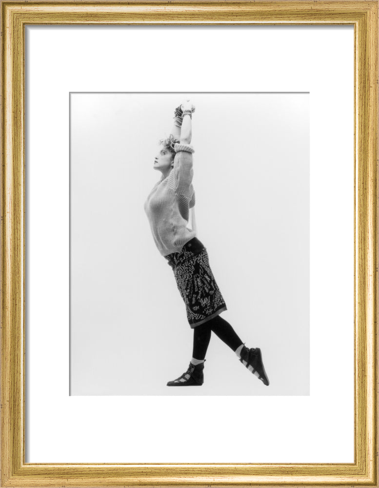 Madonna portrait print (art print, small, gold frame)