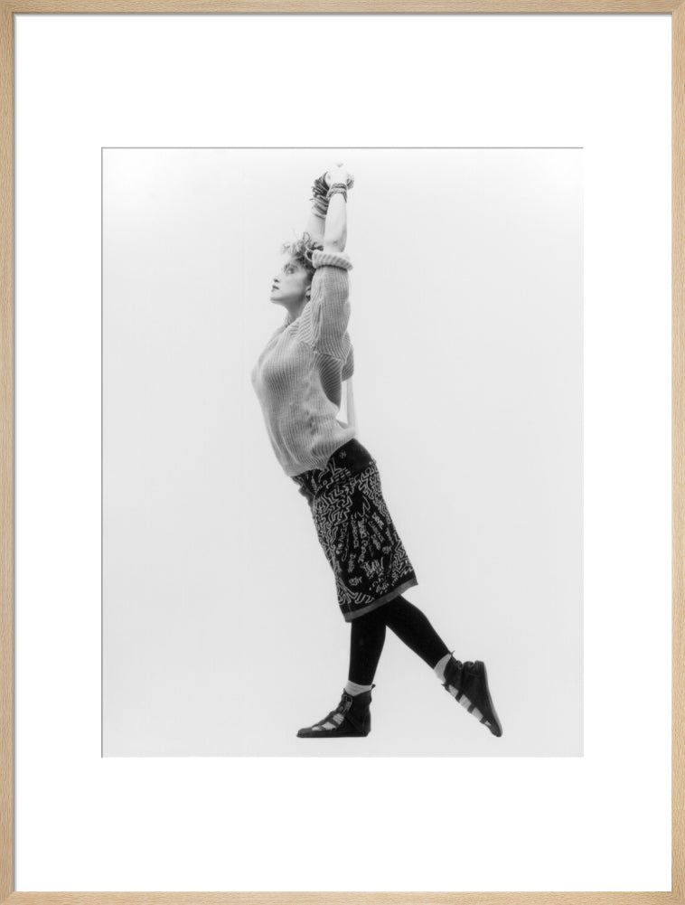 Madonna portrait print (art print, extra large, natural frame)